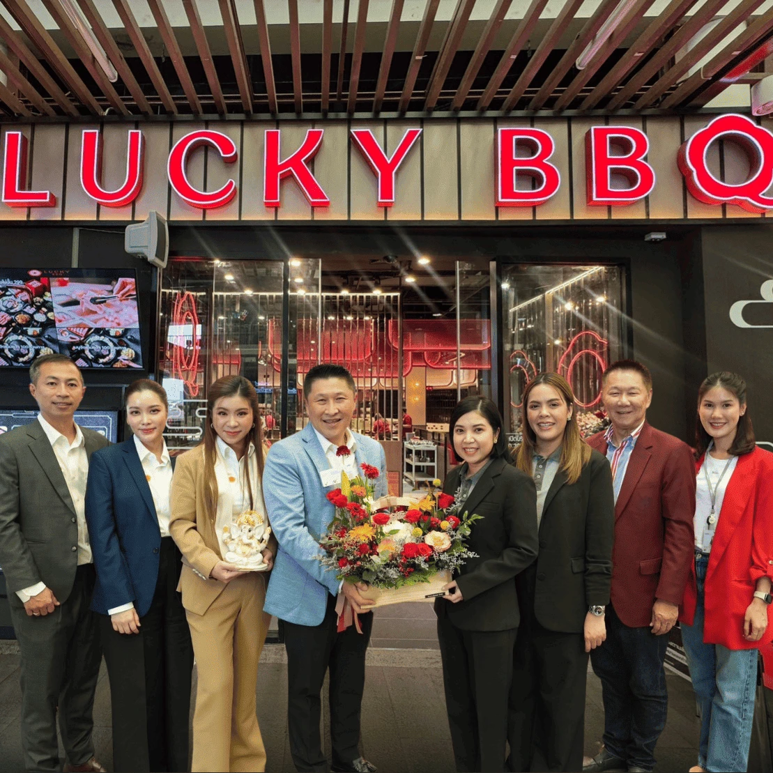 เดอะไนน์ เซ็นเตอร์ พระราม 9 ร่วมแสดงความยินดีเปิด "LUCKY BBQ" บุฟเฟต์ปิ้งย่างยากินิกุ สไตล์ญี่ปุ่น-ไทย