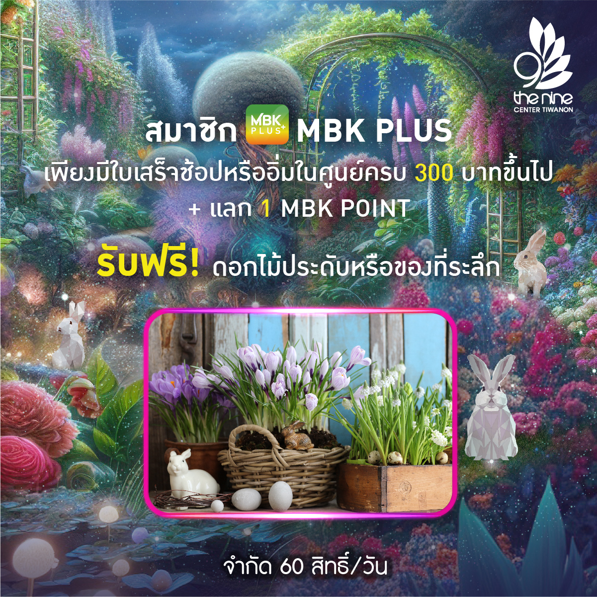 Winter Blooming #สวนไม้ดอกกับกระต่ายใต้แสงจันทร์